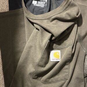 Carhartt Sage Green Tee with Pocket